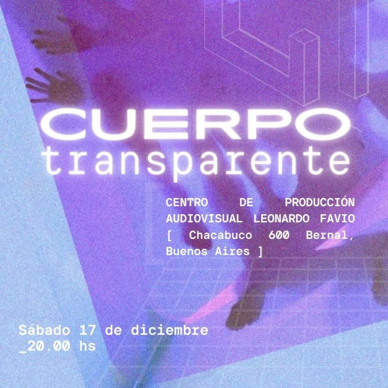 Cuerpo Transparente: Una obra que reflexiona sobre el cuerpo pospandémico