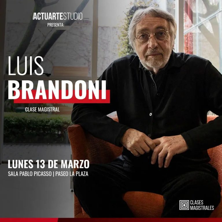 Luis Brandoni dará una clase magistral en Actuarte Studio
