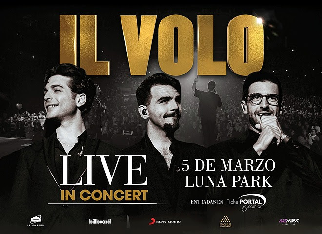  II Volo regresa a  Buenos  Aires el 5 de marzo en el estadio Luna Park