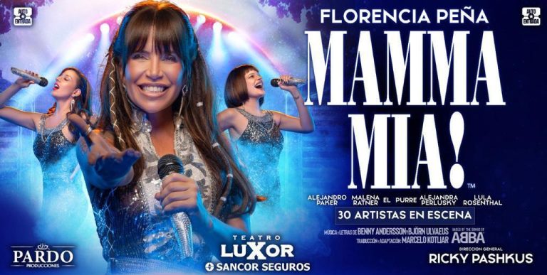 Florencia Peña  protagoniza Mamma Mía en Villa Carlos Paz